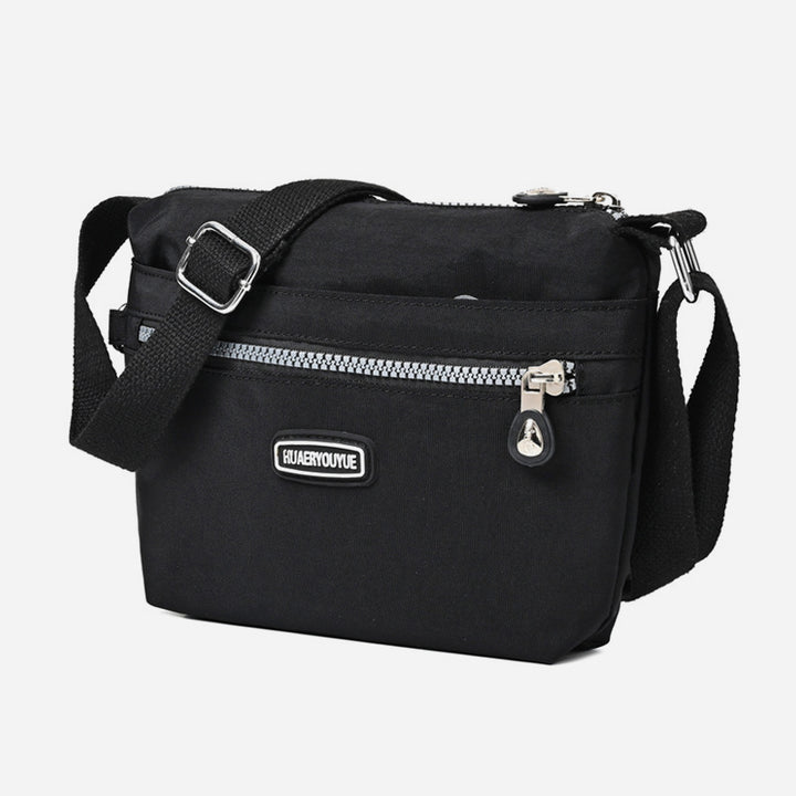 Schlanke Umhängetasche für Damen, minimalistische, wasserdichte Schultertasche aus Nylon