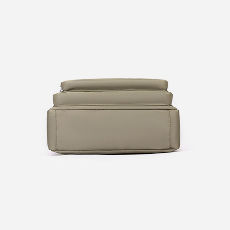 Nylontasche mit mehreren Fächern, minimalistische Umhängetasche für Damen
