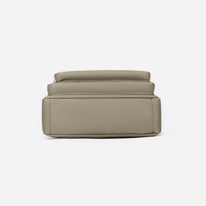 Nylontasche mit mehreren Fächern, minimalistische Umhängetasche für Damen