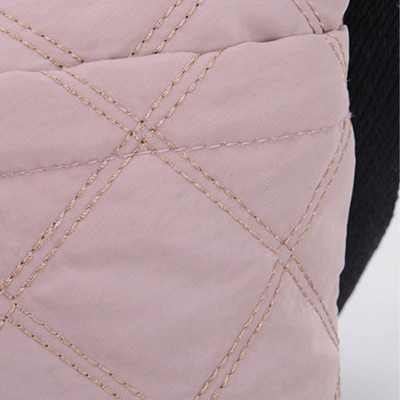 Karierte Umhängetasche für Frauen, wasserdicht, leuchtende Farbe, Nylon-Geldbörse