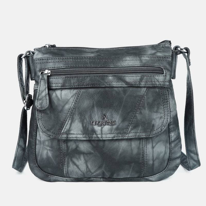 Damen Handtaschen und Geldbörsen Doppellagige Umhängetasche aus weichem Leder
