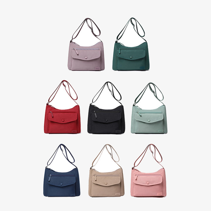 Minimalistische Umhängetasche für Damen, einfarbige Umhängetasche
