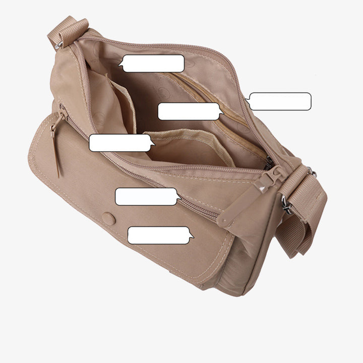 Minimalistische Umhängetasche für Damen, einfarbige Umhängetasche