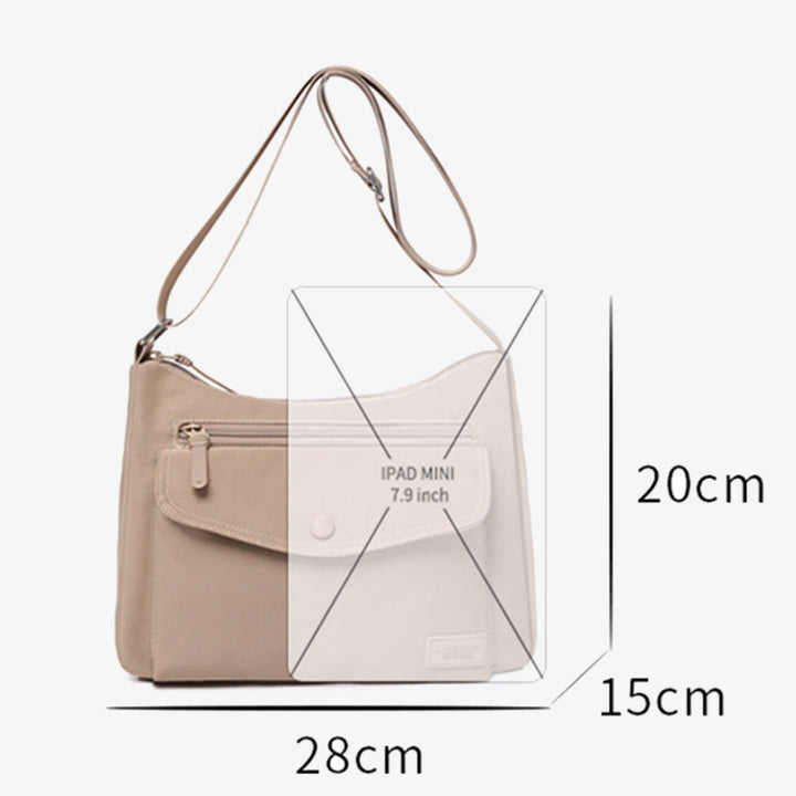 Minimalistische Umhängetasche für Damen, einfarbige Umhängetasche