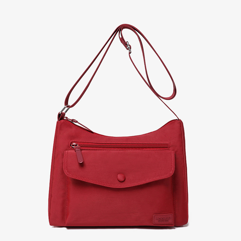 Minimalistische Umhängetasche für Damen, einfarbige Umhängetasche