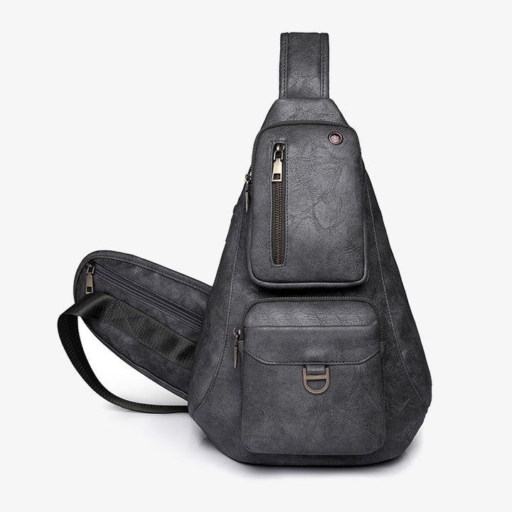 Große Schultertasche aus Leder für Damen, Weekender, minimalistische Umhängetasche