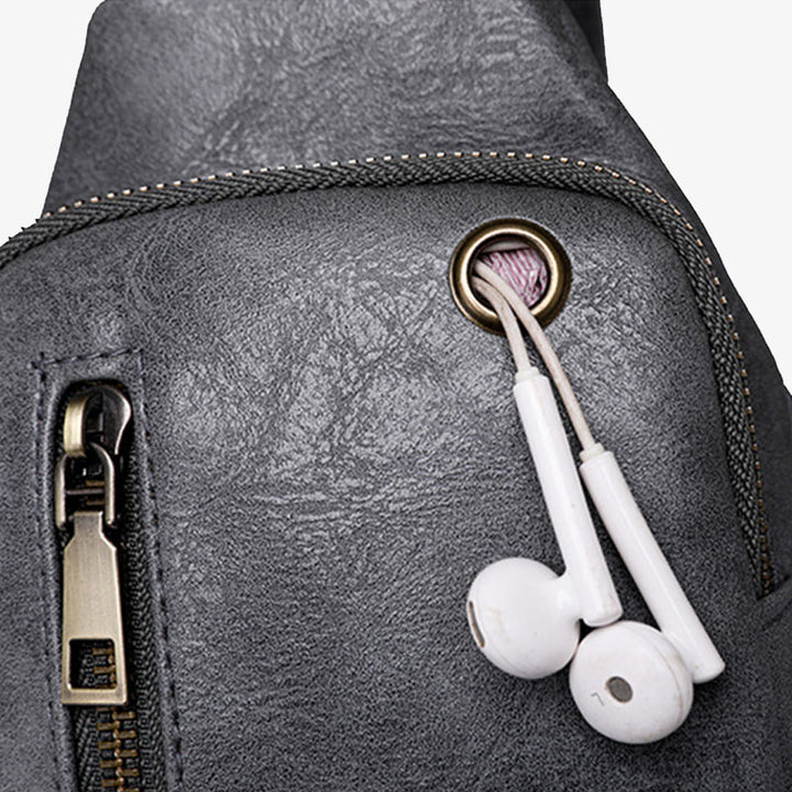 Große Schultertasche aus Leder für Damen, Weekender, minimalistische Umhängetasche