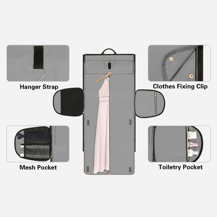 4-in-1-Reisetasche, zusammenklappbarer, umwandelbarer Rucksack