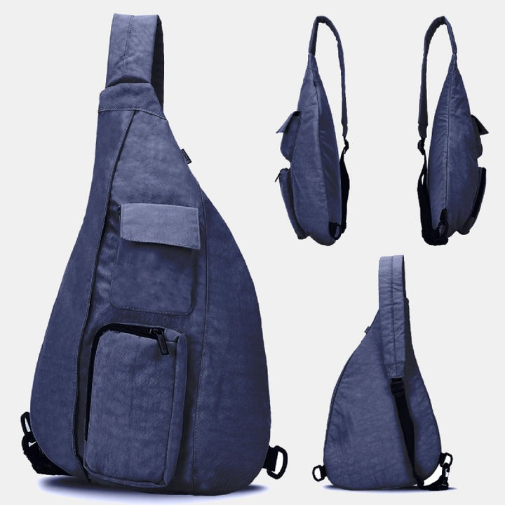 Unisex Leichter wasserdichter Sling-Rucksack Brusttasche Reise Wandertagesrucksack