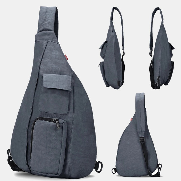 Unisex Leichter wasserdichter Sling-Rucksack Brusttasche Reise Wandertagesrucksack