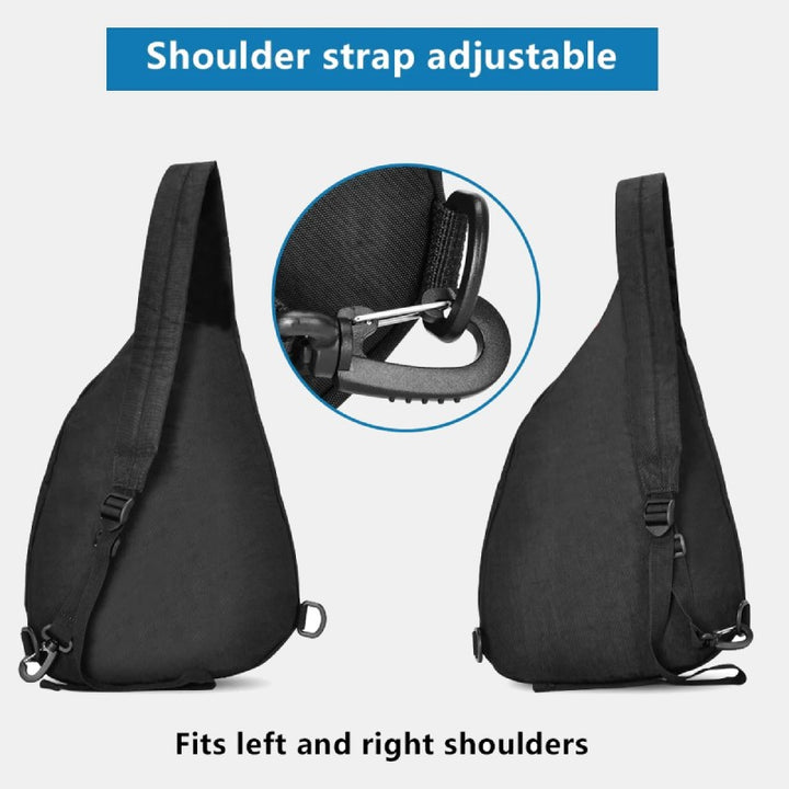 Unisex Leichter wasserdichter Sling-Rucksack Brusttasche Reise Wandertagesrucksack