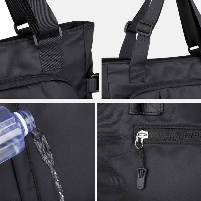 Einkaufstasche für Damen und Herren, minimalistische, lässige, einfarbige Aufbewahrungstasche