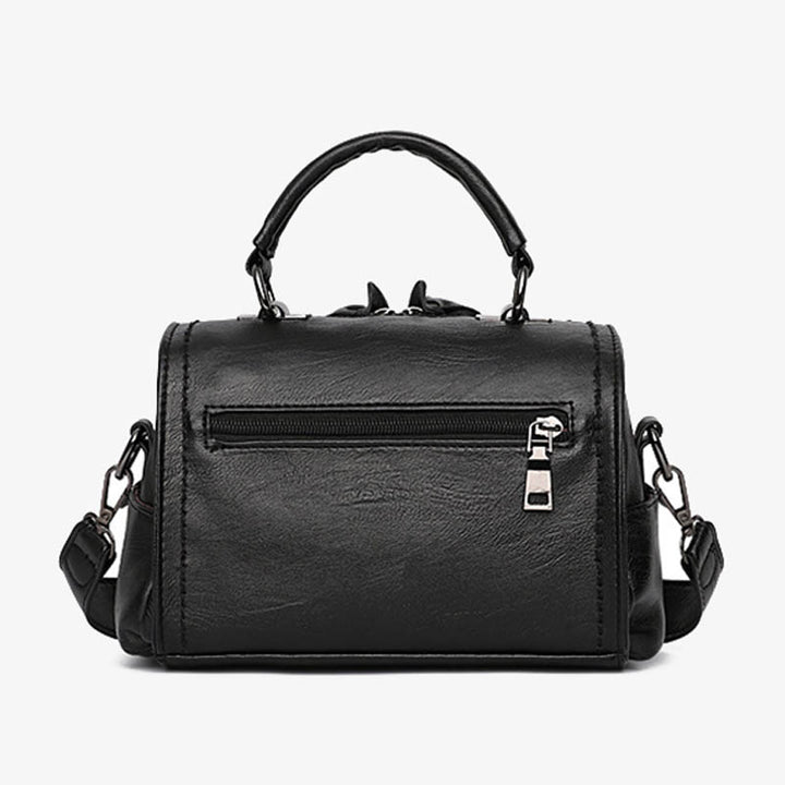 Minimalistische Top-Handtasche für Damen, elegante Umhängetasche mit Schleife