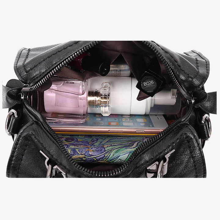 Minimalistische Top-Handtasche für Damen, elegante Umhängetasche mit Schleife