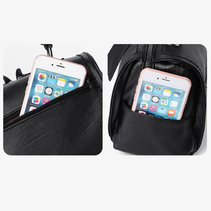 Minimalistische Top-Handtasche für Damen, elegante Umhängetasche mit Schleife
