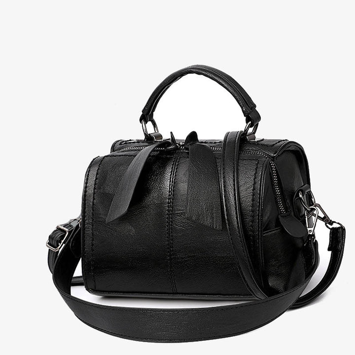Minimalistische Top-Handtasche für Damen, elegante Umhängetasche mit Schleife