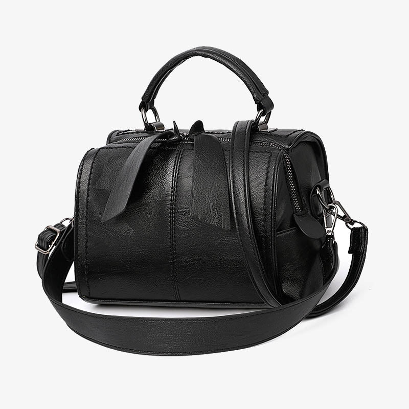 Minimalistische Top-Handtasche für Damen, elegante Umhängetasche mit Schleife