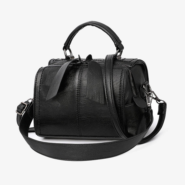 Minimalistische Top-Handtasche für Damen, elegante Umhängetasche mit Schleife