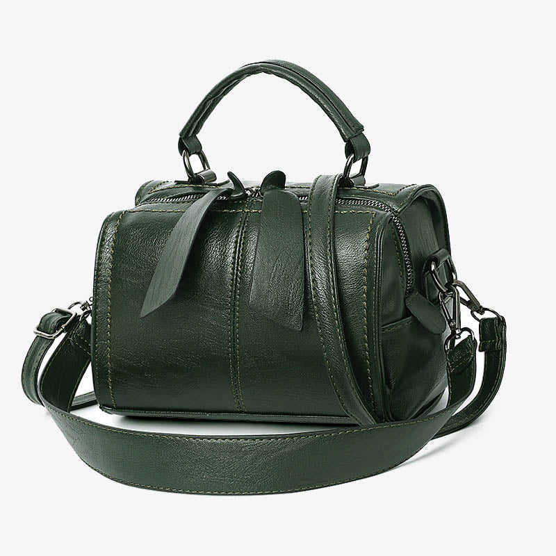 Minimalistische Top-Handtasche für Damen, elegante Umhängetasche mit Schleife