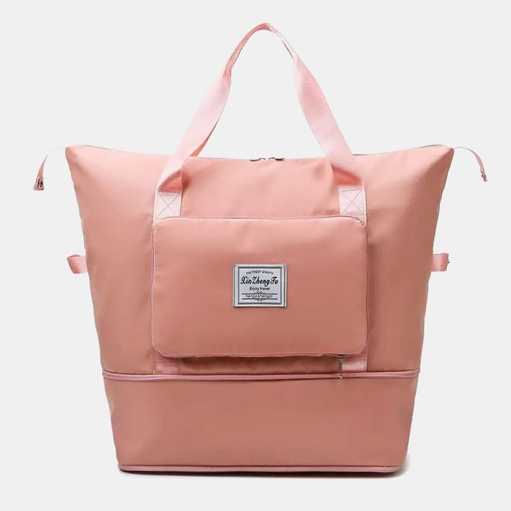 Reisetasche, extragroß, faltbar, mit Trennfach für Trocken- und Nasslagerung - Rosa - image 18