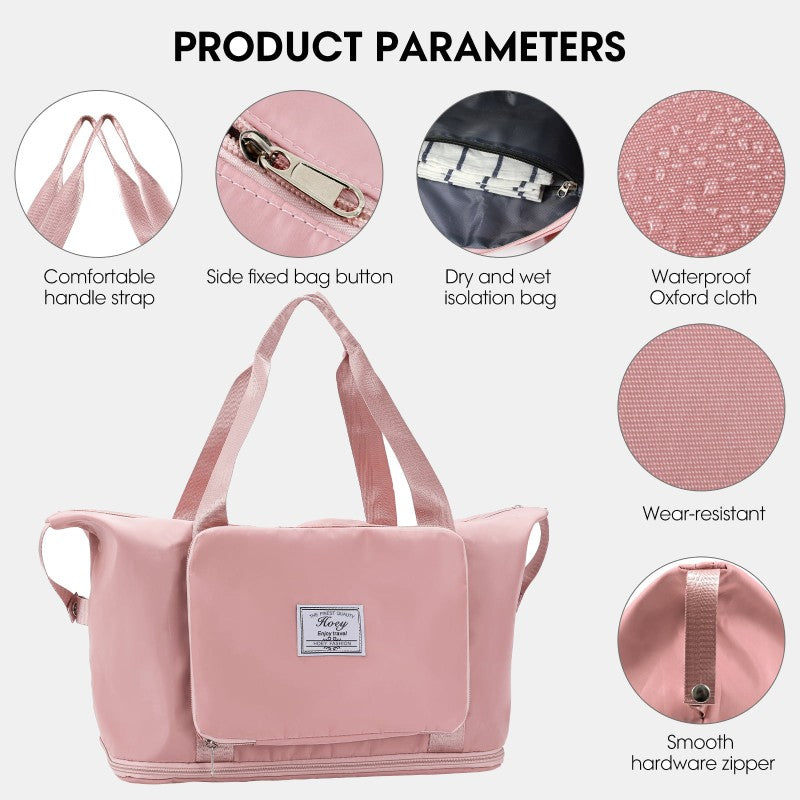 <Versand innerhalb von 24 Stunden> Vielseitige Reisetasche Faltbare Tragetasche Handtasche für Sportreisen - image 10