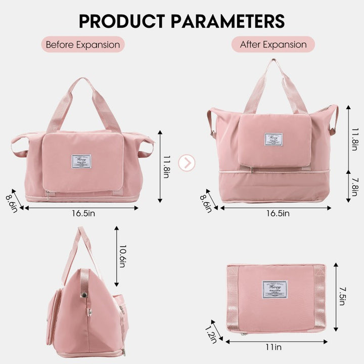 <Versand innerhalb von 24 Stunden> Vielseitige Reisetasche Faltbare Tragetasche Handtasche für Sportreisen - image 9