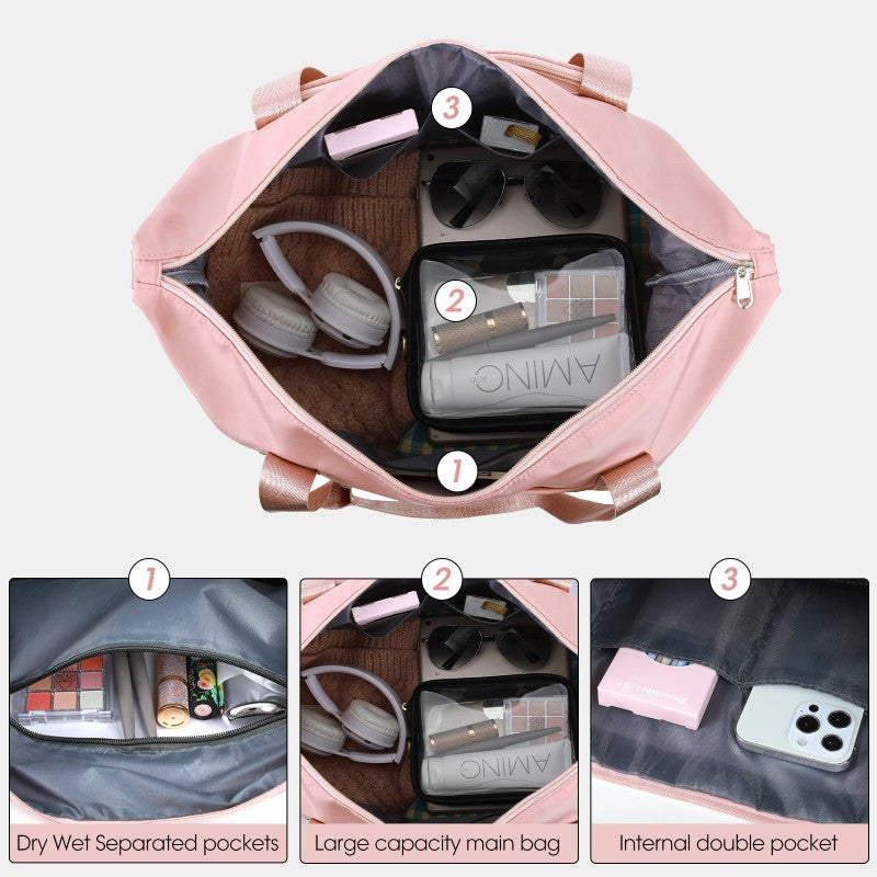 <versand innerhalb von stunden> Vielseitige Reisetasche, faltbare Tragetasche, Handtasche für Sportreisen </versand>