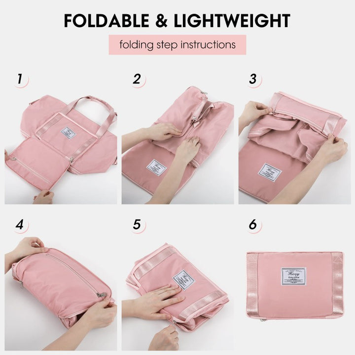 Reisetasche, extragroß, faltbar, mit Trennfach für Trocken- und Nasslagerung - image 7