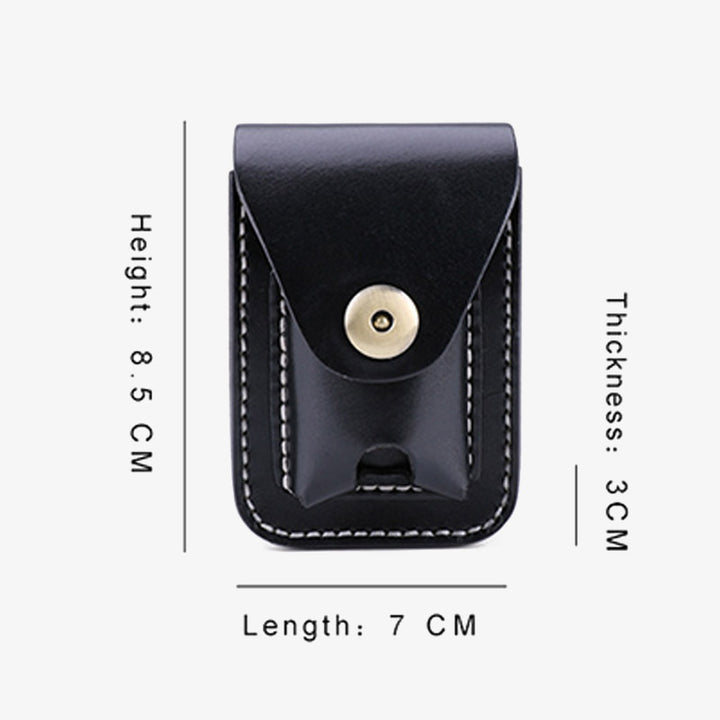 Echtes Leder Zigarettenanzünder Halter Tasche Mini Zigarren Hüfttasche