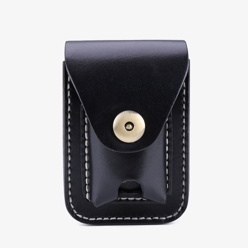Echtes Leder Zigarettenanzünder Halter Tasche Mini Zigarren Hüfttasche