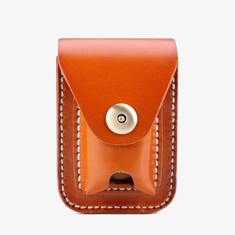 Echtes Leder Zigarettenanzünder Halter Tasche Mini Zigarren Hüfttasche