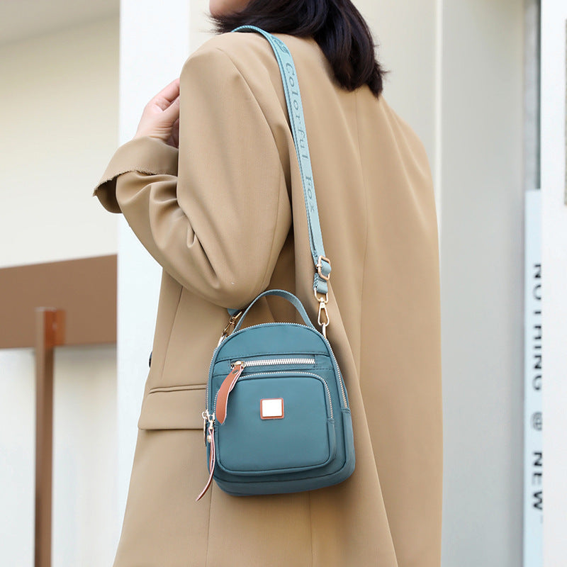 Minimalistische Geldbörse mit mehreren Fächern für Damen, tragbare Umhängetasche für Pendler