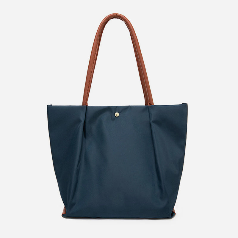 Tragetasche mit drei Fächern für Damen, minimalistisch, leicht, große Unterarmtasche
