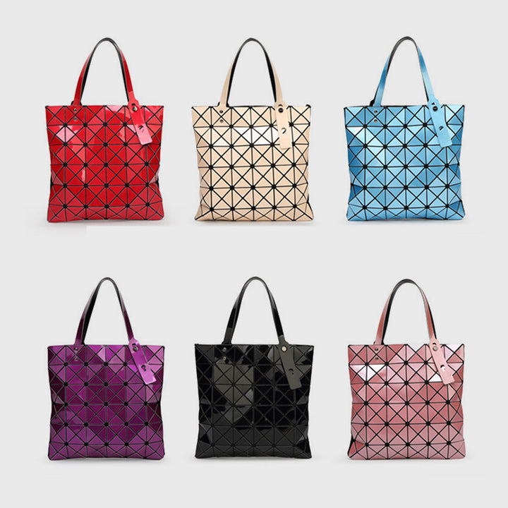 Geometrische Diamant-Umhängetasche, minimalistische, einfarbige Damenhandtasche - image 12