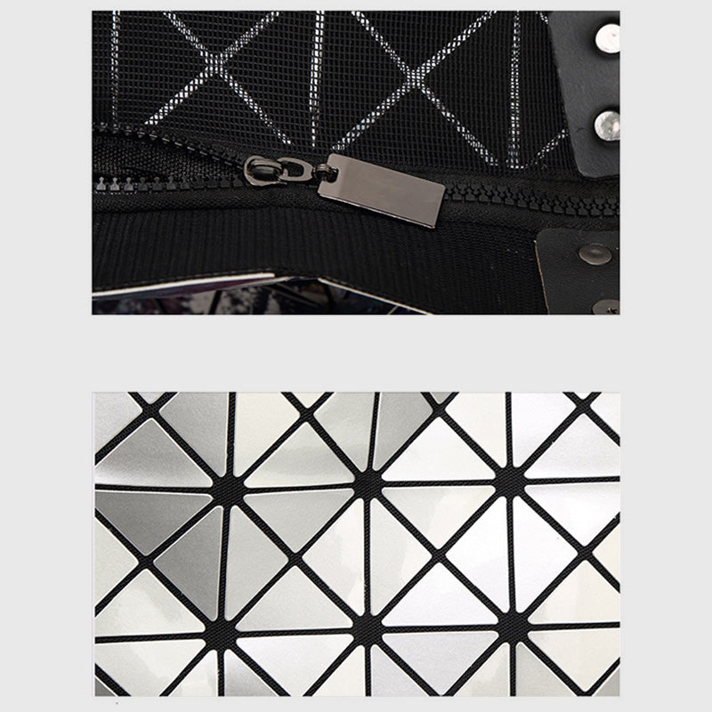 Geometrische Diamant-Umhängetasche, minimalistische, einfarbige Damenhandtasche - image 9