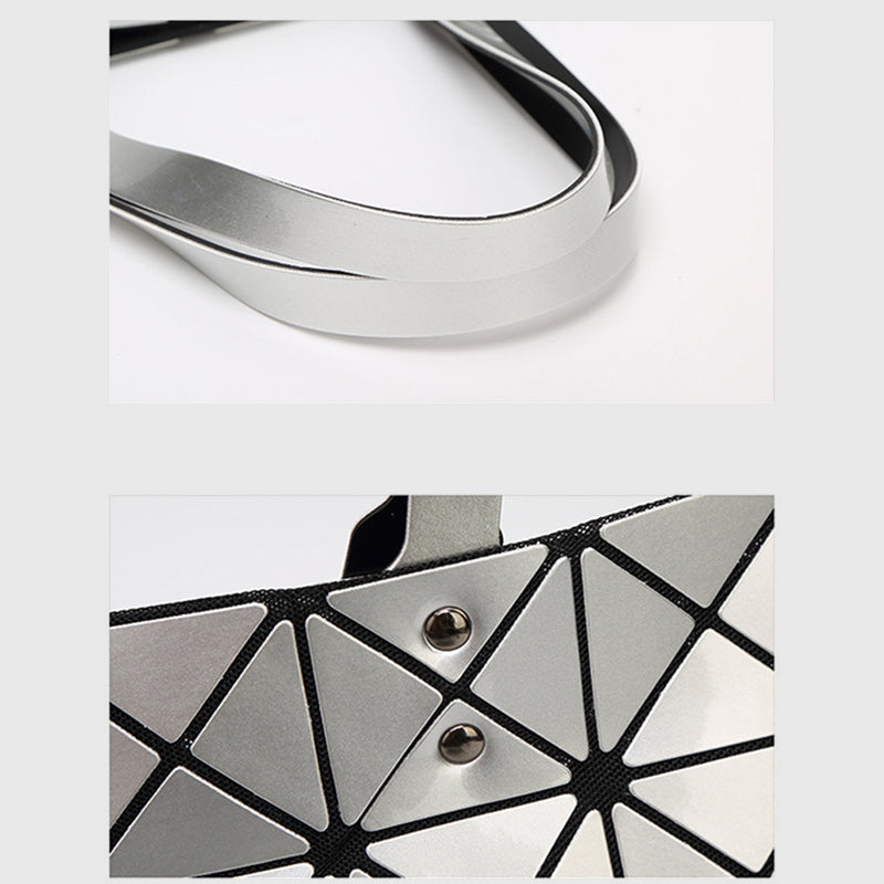 Geometrische Diamant-Umhängetasche, minimalistische, einfarbige Damenhandtasche - image 8
