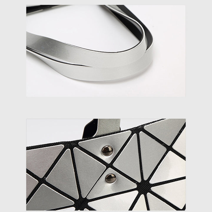 Geometrische Diamant-Umhängetasche, minimalistische, einfarbige Damenhandtasche - image 8