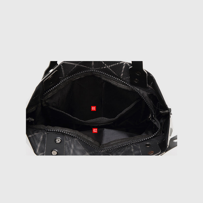 Geometrische Diamant-Umhängetasche, minimalistische, einfarbige Damenhandtasche - image 2