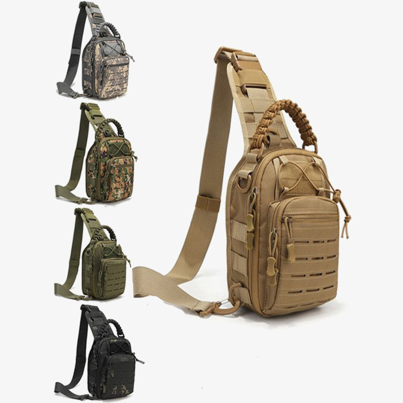 Camo Brusttasche Outdoor Sports Travel Tragbare Herren Sling Bag