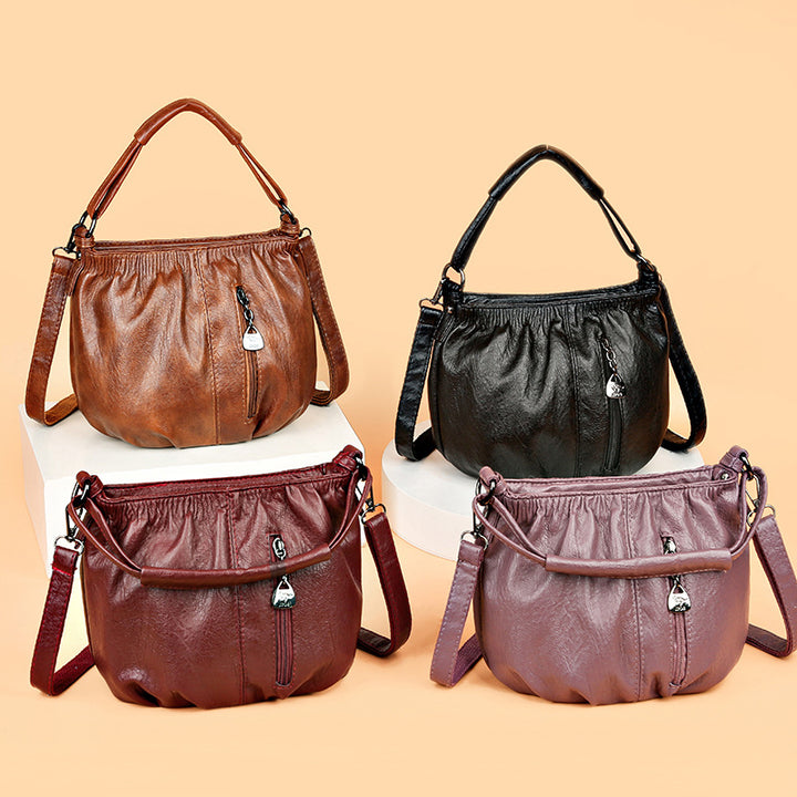 Umhängetasche für Damen, Vintage, große Kapazität, Outdoor-Crossbody-Handtasche