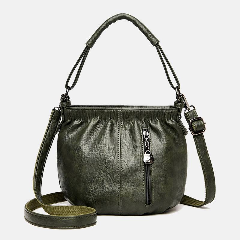Umhängetasche für Damen, Vintage, große Kapazität, Outdoor-Crossbody-Handtasche