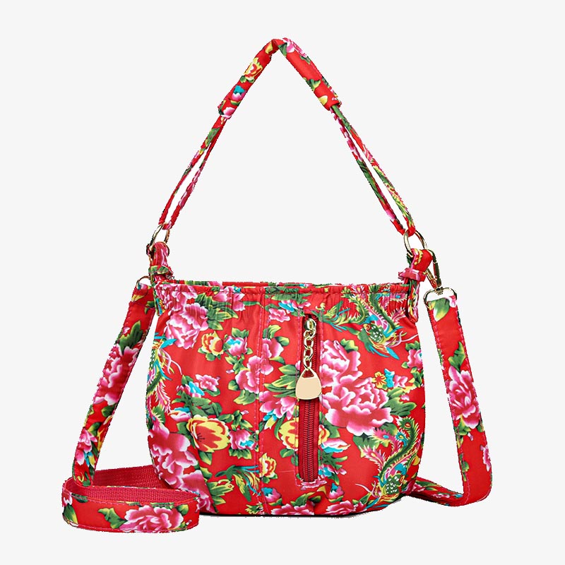 Umhängetasche für Damen, Vintage, große Kapazität, Outdoor-Crossbody-Handtasche