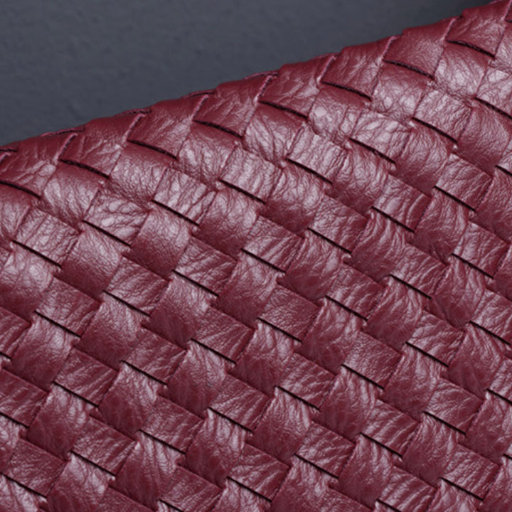 Halbmondförmige Unterarmtasche für Frauen, gewebte minimalistische Schultertasche