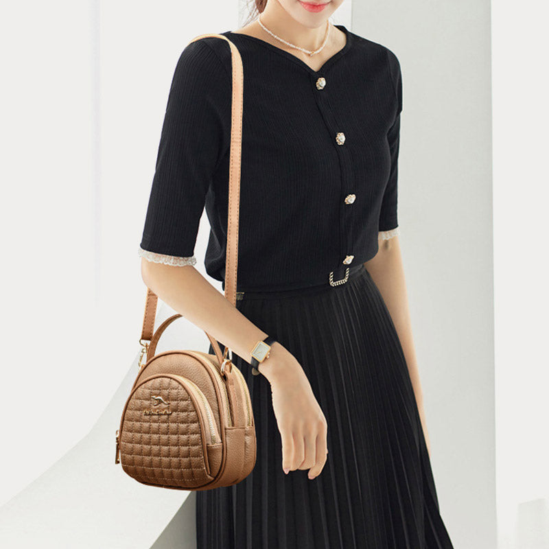 Dreifach-Telefontasche für Frauen Pendler minimalistische Umhängetasche