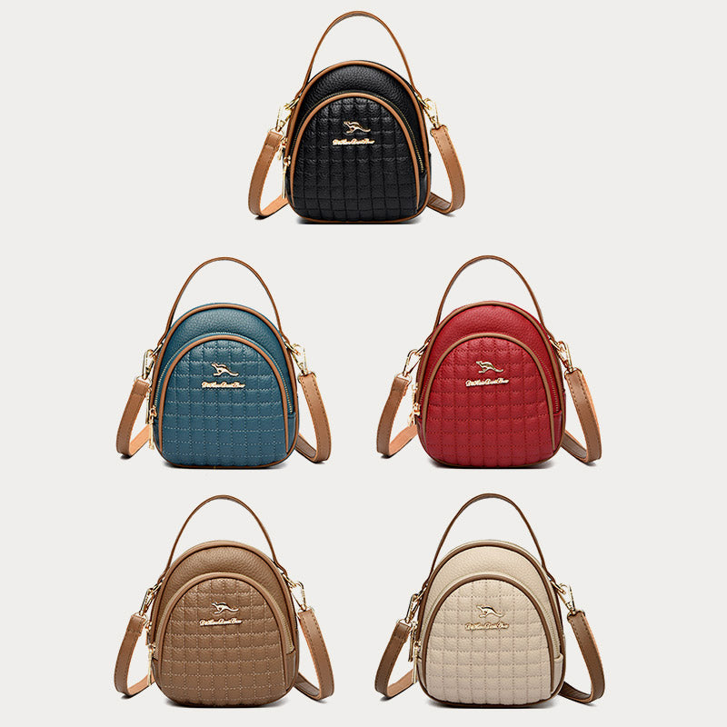 Dreifach-Telefontasche für Frauen Pendler minimalistische Umhängetasche