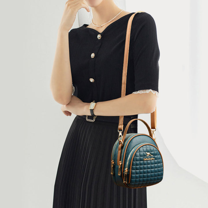 Dreifach-Telefontasche für Frauen Pendler minimalistische Umhängetasche