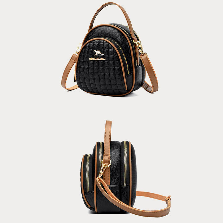Dreifach-Telefontasche für Frauen Pendler minimalistische Umhängetasche
