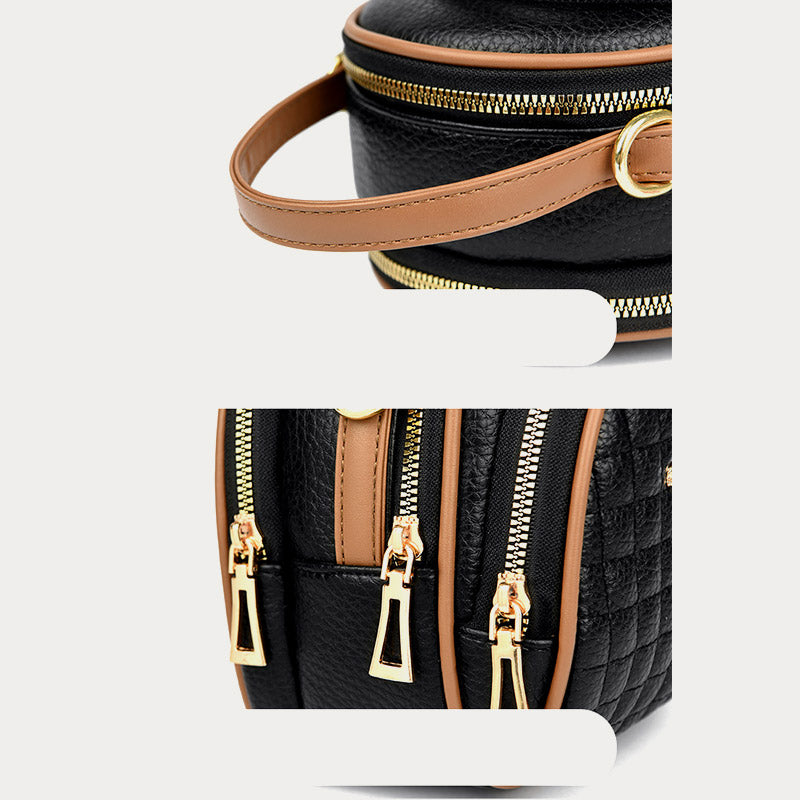 Dreifach-Telefontasche für Frauen Pendler minimalistische Umhängetasche