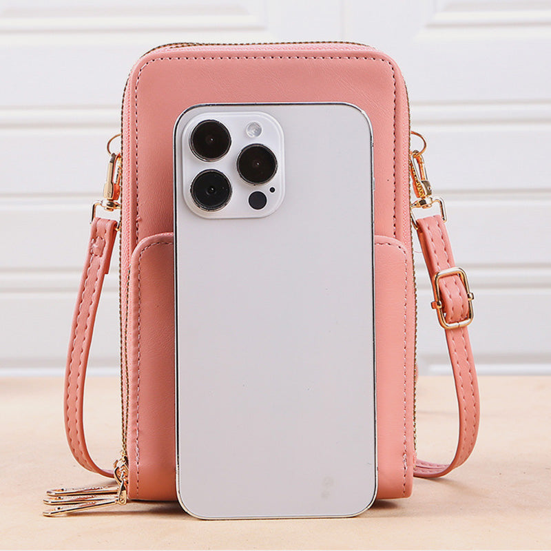 Touchscreen-Telefontasche Akkordeon Mehrere Kartensteckplätze für Frauen
