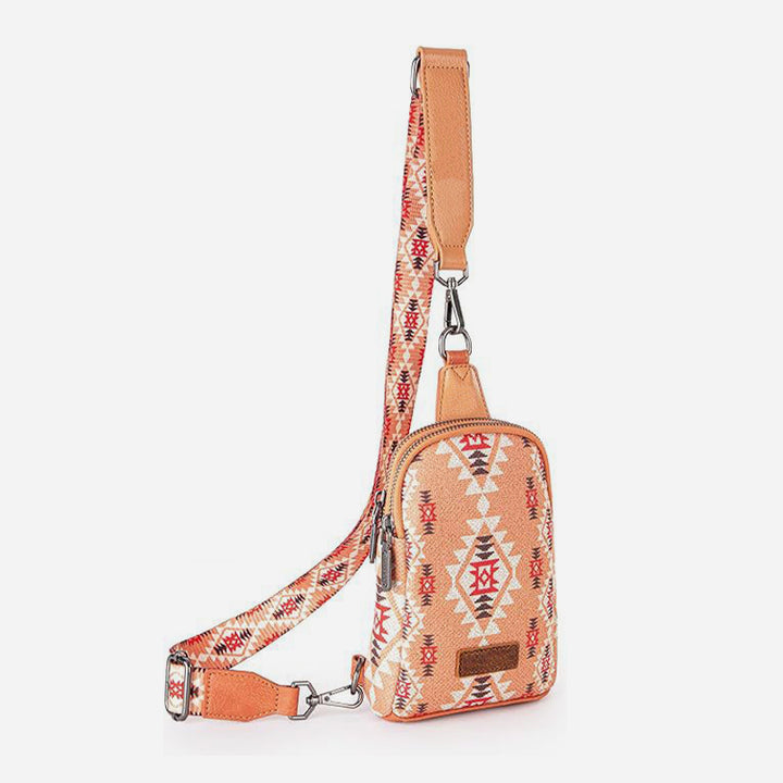Vintage Bohemian Sling Bag Ethno-Stil Umhängetasche für Frauen